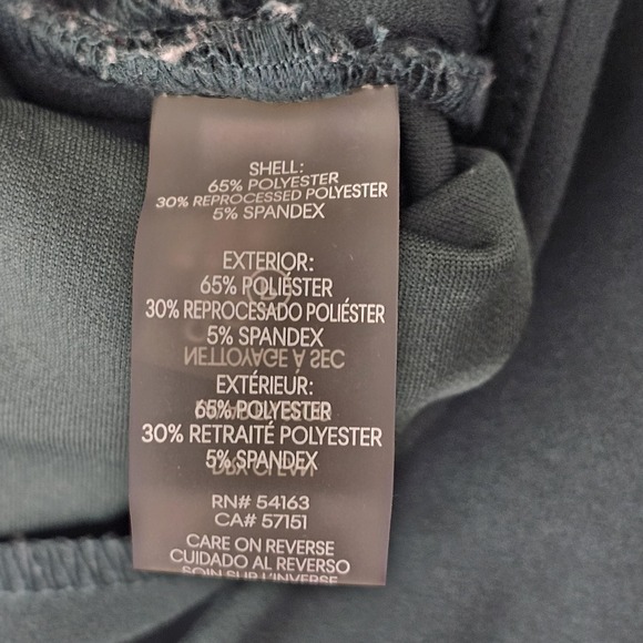 Calvin Klein Jumpsuit Womens 8 Dark Green Belted Wide Leg Sleeveless Stretch - Picture 11 of 13